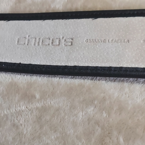 Chico's Leopard Print Calf Hair and Elastic Wide Belt LaegeGold Hardware Closure - Picture 9 of 12